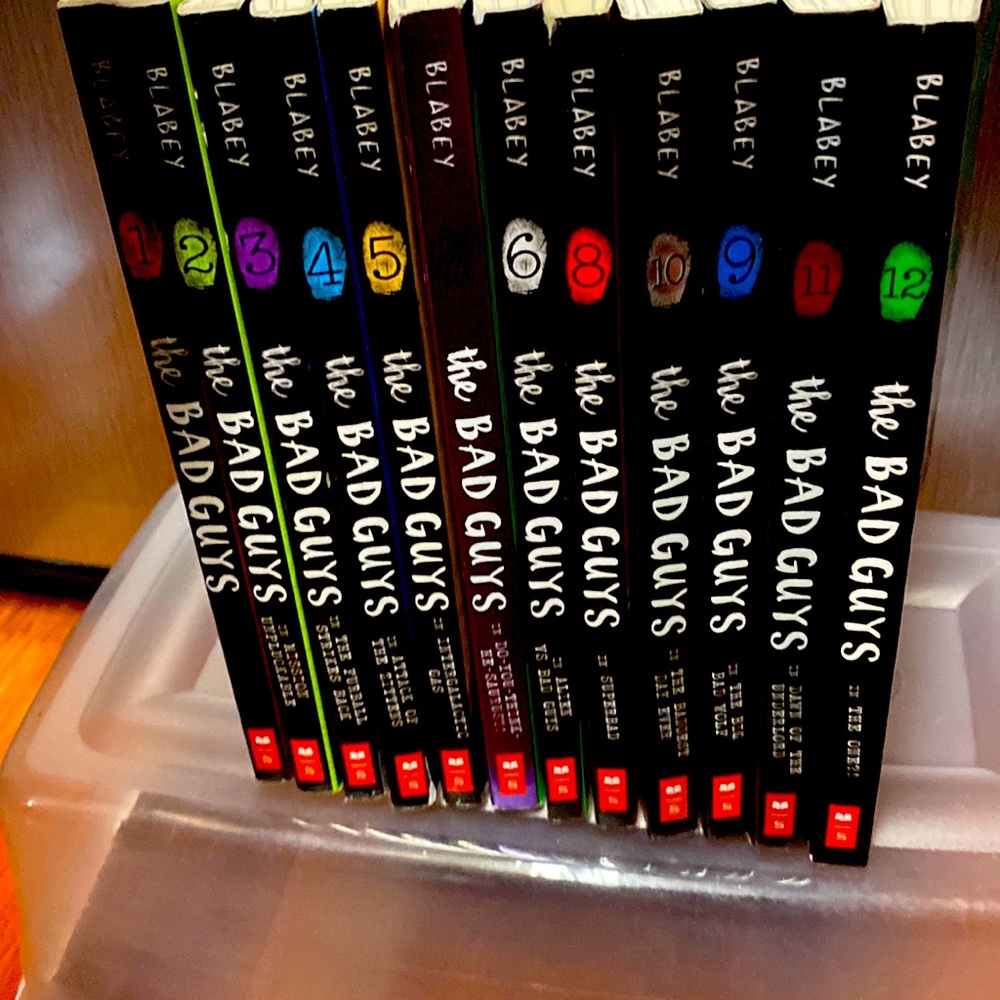 Set 1-12 the Bad Guys books